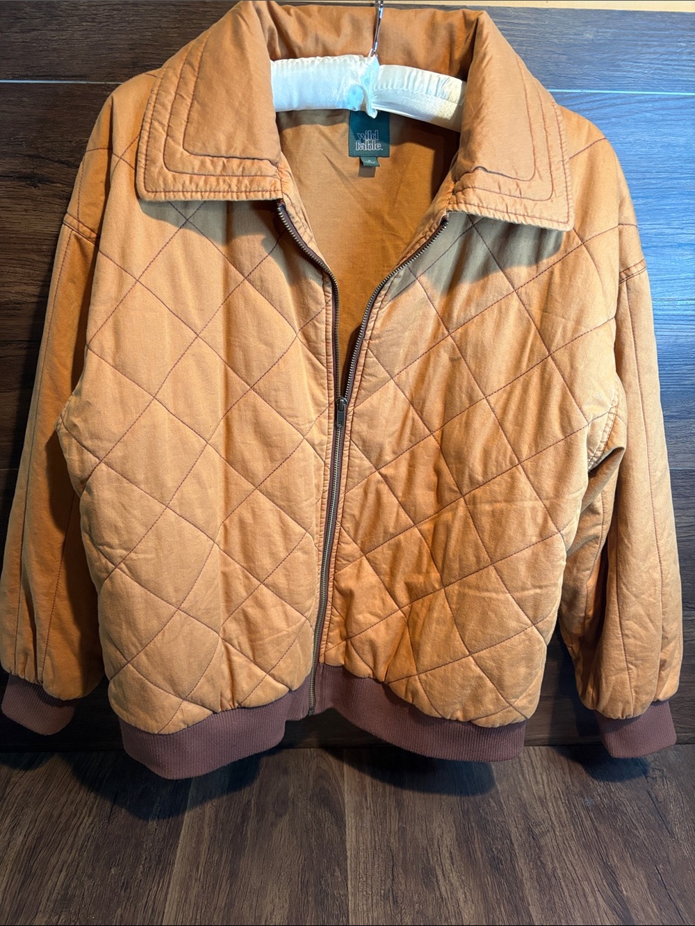 Wild Fable Woman’s Lightweight Oversized Bomber Jacket with Collar Size M